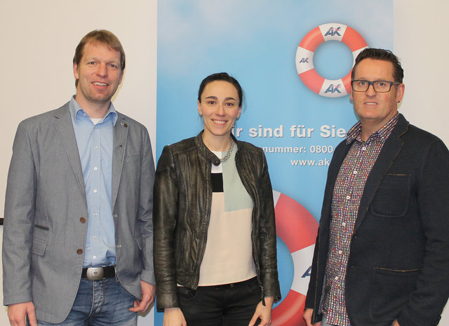 Mag. Gregor Prantl, Dr. Julia Raggl, Kammerrat Klaus Purner. | Foto: AK Tirol