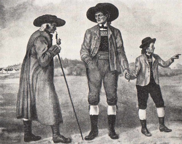 Gleisdorfer Männertracht nach einem Gemälde von G. Nimmrichter