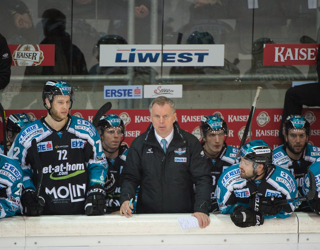 Der kanadische Trainer Rob Daum übernahm die Black Wings 2011 und führt sie gleich zum Meistertitel. Foto: Eisenbauer/BW Linz