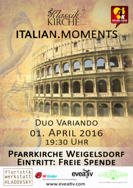 Italien.Moments Klassik Kirche in Weigelsdorf