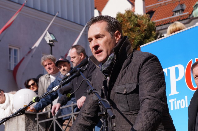 HC Strache gab sich zuversichtlich, dass die Freiheitlichen bei den Gemeinderatswahlen 2016 ihre Mandate in Tirol verdoppeln.