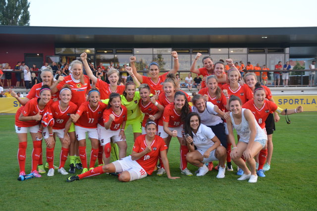 Die U19-Mädels wollen auch gegen Finnland wieder jubeln.