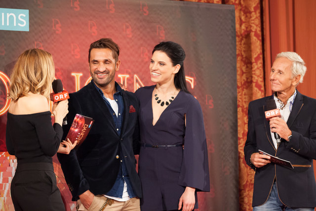 Conny Kreuter und Fadi Merza treten gemeinsam bei Dancing Stars an: Startnummer 4. | Foto: Regina Courtier