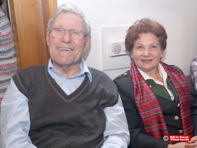 Alois Volgger (Obmann der Burgruine Krems) mit Gattin beim Vortrag von Prof. Ernst Lasnik  (Foto: Markus Therisch, Voitsberg)