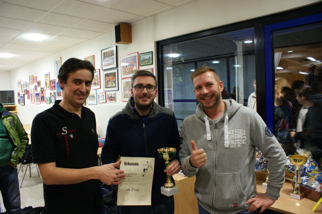 Siegerehrung (14. Platz)