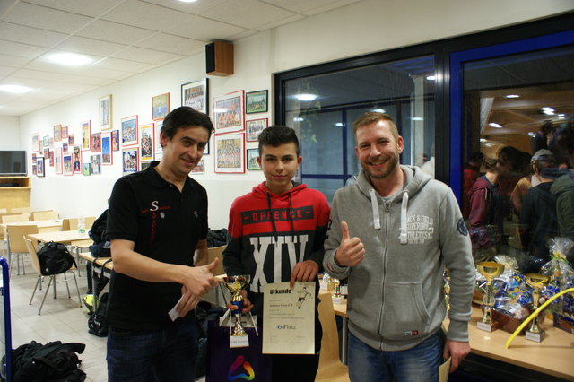 Siegerehrung (15. Platz)