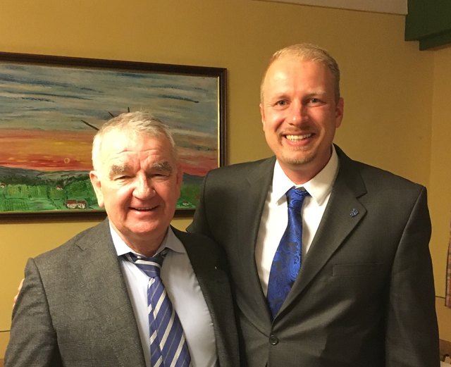 "Hofübergabe" im Bezirk Voitsberg. Markus Leinfellner löst Gunter Hadwiger an der FPÖ-Spitze ab. | Foto: KK