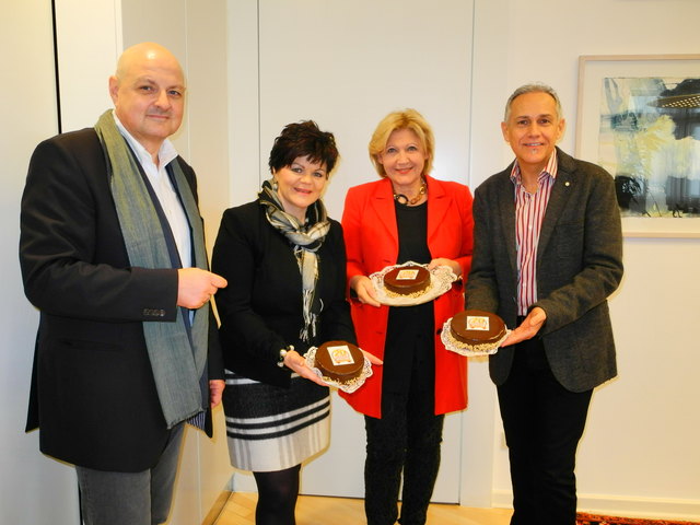 Erich Ruttnig mit Ruth Feistritzer, Maria-Luise Mathiaschitz und Jürgen Pfeiler