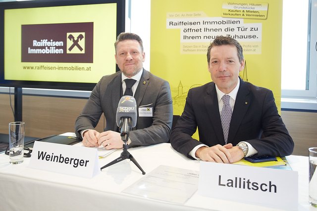 Die neue Raiffeisen-Immobilien-Führung: Peter Weinberger und der Steirer Nikolaus Lallitsch | Foto: RLB