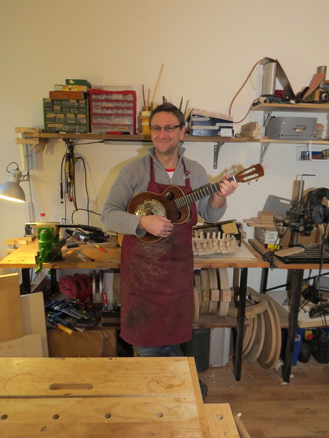Ausgefallene Ukulelen und High-End-Geräte sind die Leidenschaft von Gregor Nowak.