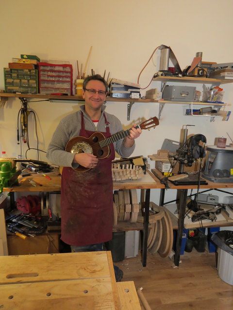 Ausgefallene Ukulelen und High-End-Geräte sind die Leidenschaft von Gregor Nowak.
