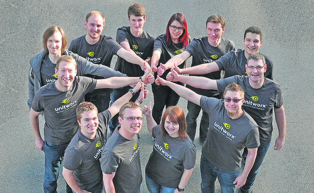 Das Eworx-Team präsentiert ihr neues Produkt auf der CeBIT in Hannover – der größten IT-Fachmesser der Welt. | Foto: Foto: eworx