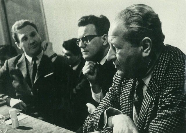 Diskussion "Religion und Sozialismus" im Pfarrheim von St. Anton mit Bruno Kreisky