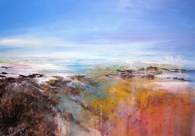 Karin Schoeber, Weite Landschaft2 (2012)
