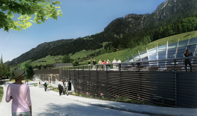 Außenansicht des neuen "congress centrum"