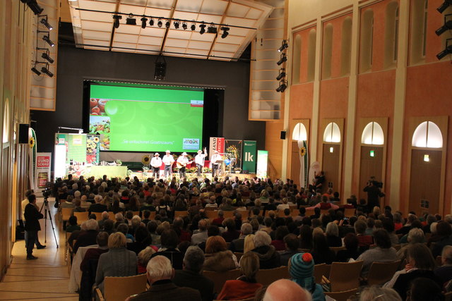 Fast der ganze Saal des Kongress- und Theatherhauses war zum Anlass der Gartenland Trophy gefüllt.