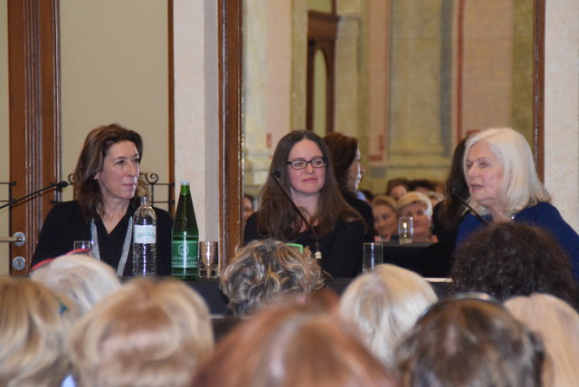 Drei Detektivinnen auf den Spuren der Frauenrechte: Adele Neuhauser, Eva Woska-Nimmervoll, Elfriede Hammerl