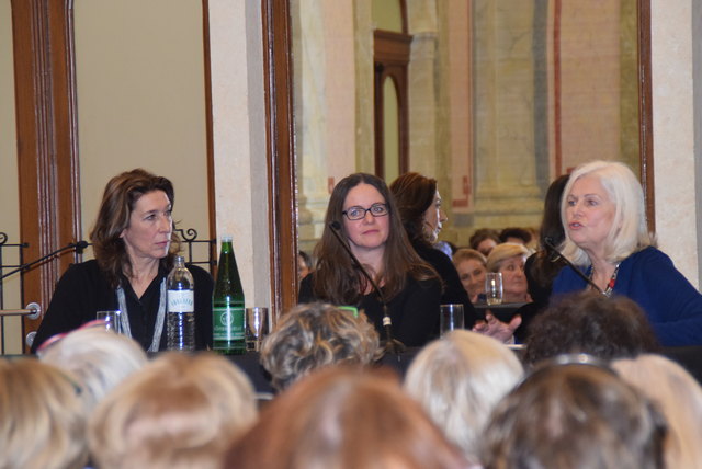 Drei Detektivinnen auf den Spuren der Frauenrechte: Adele Neuhauser, Eva Woska-Nimmervoll, Elfriede Hammerl