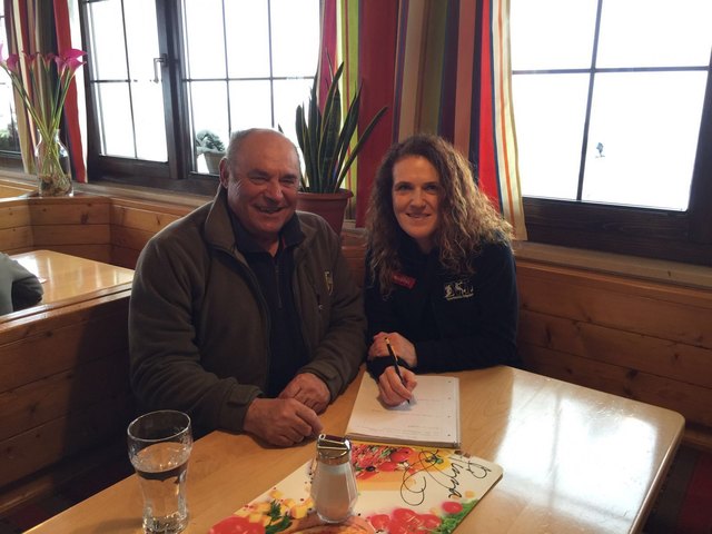 Die Kärntner Woche traf sich nach dem Skibob Weltcuprennen am Nassfeld mit dem Skibobtrainer Bernd Zobel | Foto: Stefan Eder