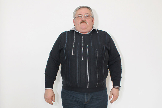 Herr Hansy vor der easylife Therapie