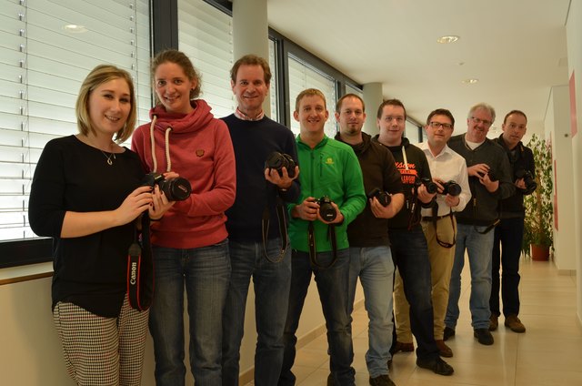 Workshopteilnehmer (v.l) Sabrina Jäger (Fotomeisterin und Workshopleiterin), Sabrina Hattenberger, Dietmar Koplenig, Florian Obermoser, Adrian Moser, Thomas Pagitsch, Hellmuth Koch, Balthasar Brunner, Egon Gruber