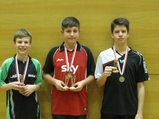 v.l. Simon Gleirscher,Fabian Kindl und Gregor Kempf vom TSV AustriAlpin Fulpmes | Foto: Michael Barth