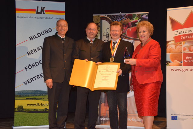 Der Apfelfrizzante von Kurt Löffler aus Königsdorf gewann die Kategorie Most/Frizzante.