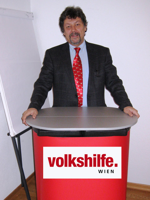 SPÖ-Bezirksrat Wolfram Mack ist der neue Chef der Volkshilfe Rudolfsheim.