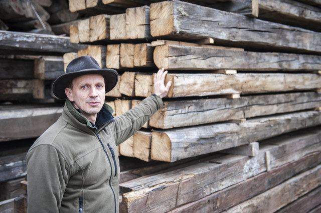 Mit VIDEO Der Liesinger Schuh betreibt Wiens einziges Sägewerk