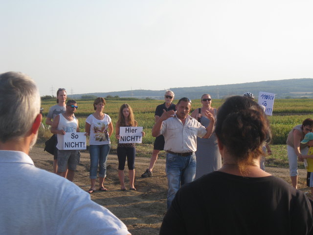 Gegen das Projekt der Energie Burgenland hat sich eine Bürgerinitiative gegründet. "So nicht!", sagt auch Bgm. Kovacs.