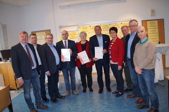 Die Bürgermeister im Umkreis von Ybbs (nicht im Bild Wieselburg und Wieselburg Land) setzten sich für das NEF ein.