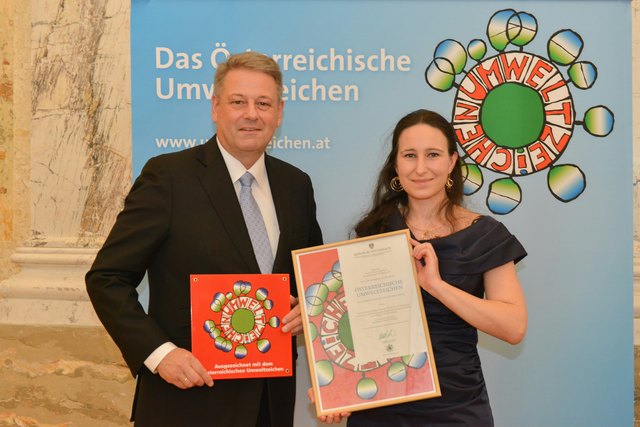 Eva Sinawehls „easy Schulstart“ wurde mit dem Österreichischem Umweltzeichen ausgezeichnet