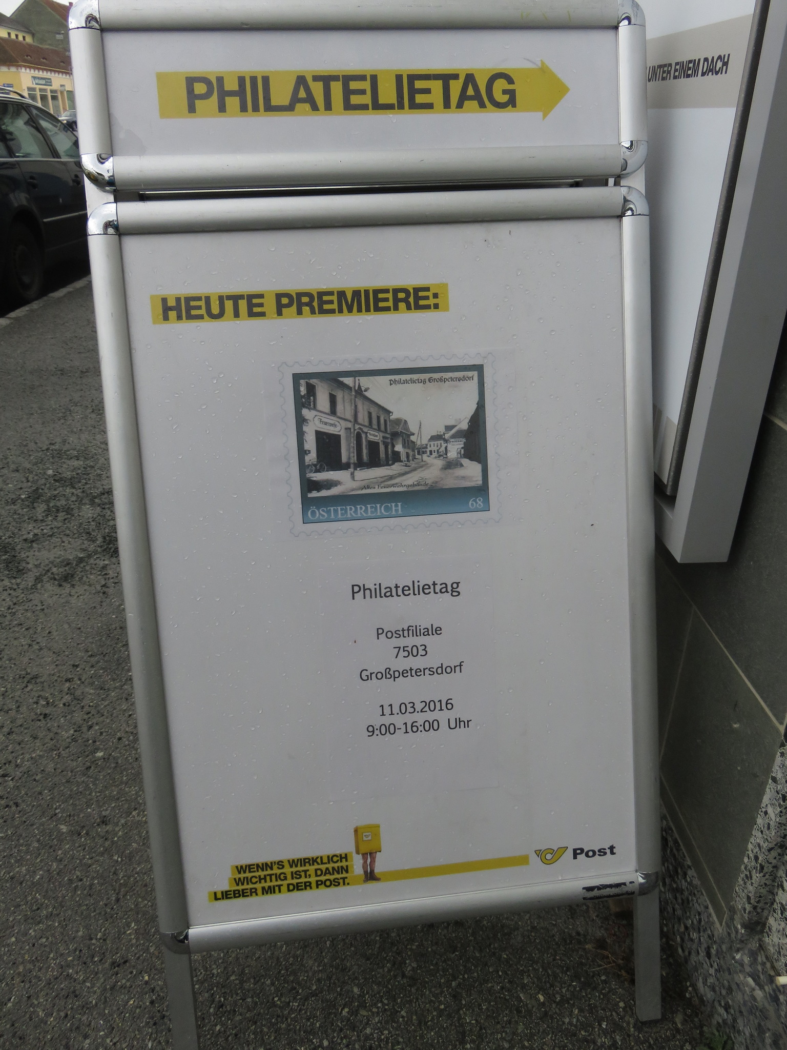 Philatelie-Tag in der Post Großpetersdorf - Oberwart