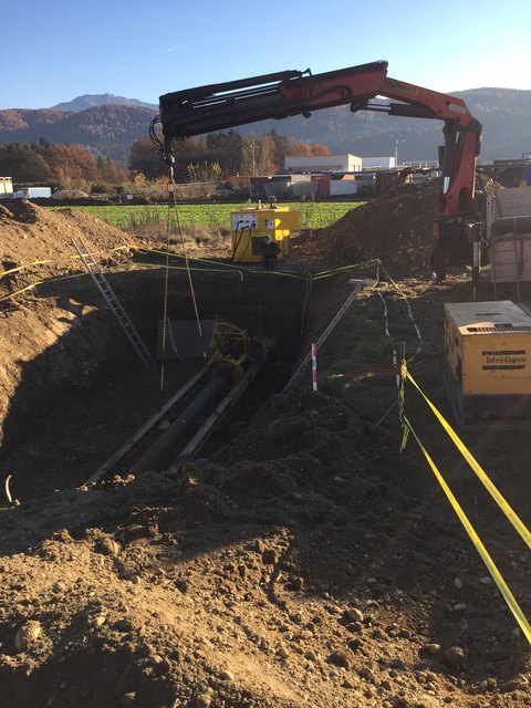 Das Heizwerk in Niederdorf ist in Betrieb, heuer sind Netzerweiterungen geplant | Foto: BC-Regionalwärme