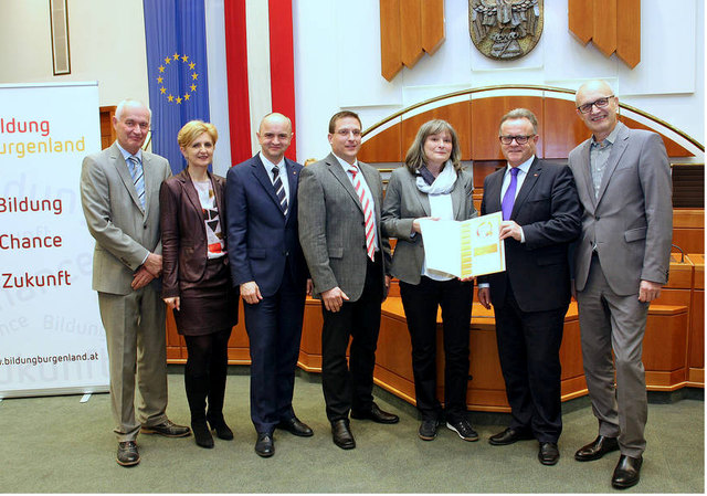 Die NMS Oberschützen erhielt für ihren hervorragenden Sportunterricht das Sportgütesiegel in Gold. | Foto: LMS Burgenland