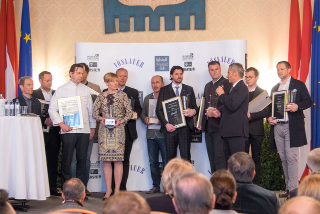 Die Bundesland-Sieger der Falstaff-Awards. | Foto: Arnold Burghardt