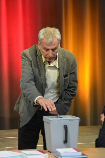 Andreas Falschlunger (OGF) war eines der drei "Zünglein an der Waage" in der Entscheidung zwischen Thaler und Rauch.