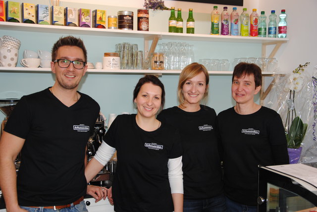 Das Team der Bakery „Schwesterlein“: GF Kevin Graf, Verena & Beate Teuschler und Mitarbeiterin Ingrid Bogner | Foto: WKO
