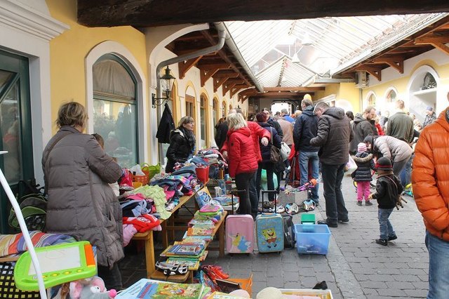 Und auch der Kinderflohmarkt fand großen Anklang.