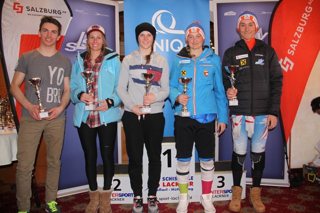 Sieger LC Finale: vlnr. Christoph Meißl, Bozana Maksic, Elena Exenberger, Kathrin Stock, Noah Geihseder | Foto: SLSV