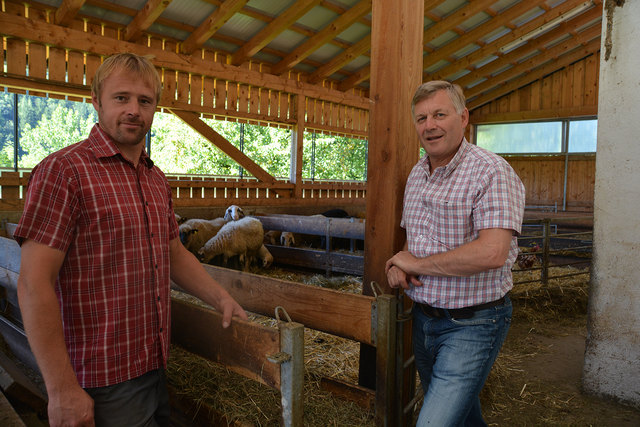 Präsident Franz Eßl mit Rupert Neureiter, Bauer aus Scheffau. | Foto: LWK Salzburg