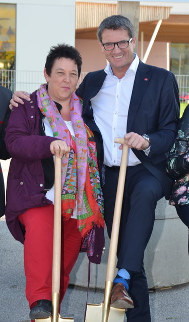Pfarrerin Sieglinde Pfänder, Diakonie Südburgenland. und KommR Alfred Kollar, OSG, setzen gemeinsam Projekte in Pinkafeld um. | Foto: OSG