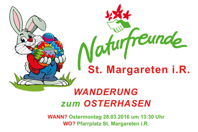 Osterhasenwanderung 2016 in Sankt Margareten im Rosental