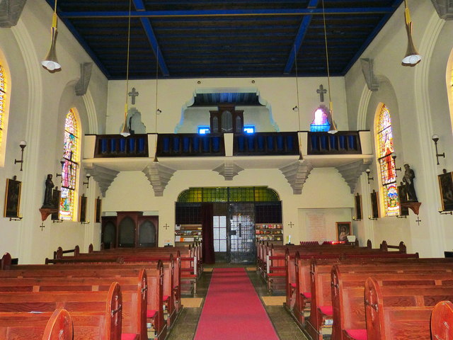 Blick zur Orgel