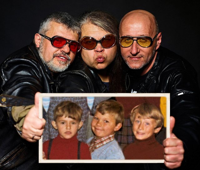 Volksschule Wetzelsdorf: Josef Schick, Roman Beisser und Martin Schuster blicken zurück in die Siebziger.