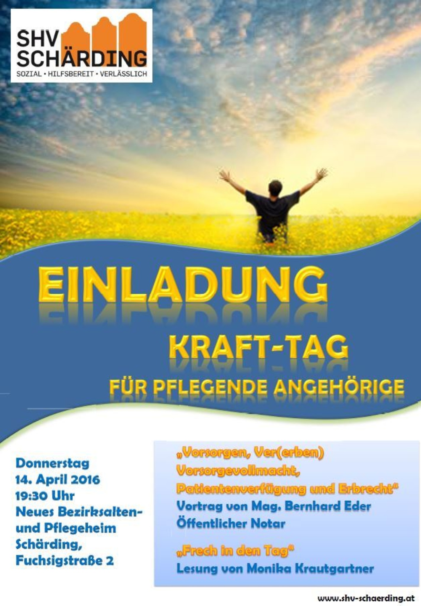 KraftTag für pflegende Angehörige Schärding