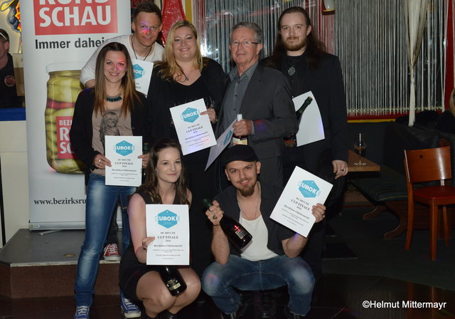 Die glücklichen Gewinner des Oberösterreich-Finales. | Foto: Gigs&Gags Karaoke
