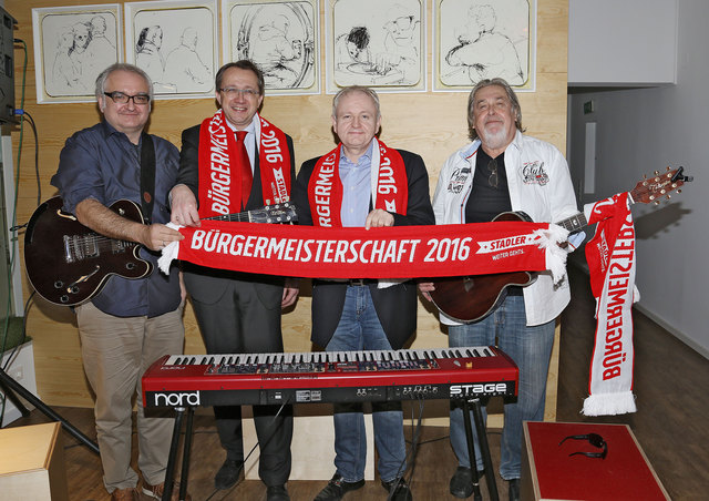 Matthias Stadler mit Dieter Libuda, Reini Dorsch und Toni Wegscheider | Foto: privat