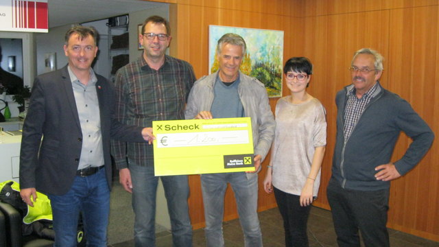 Bgm. Andreas Schmid, GR Herbert Waldhart, Dr. Maximilian Zimmermann, GRin Ing. Mira Reiter, VBgm. Dr. Josef Schermann (v.li.) | Foto: Gemeinde