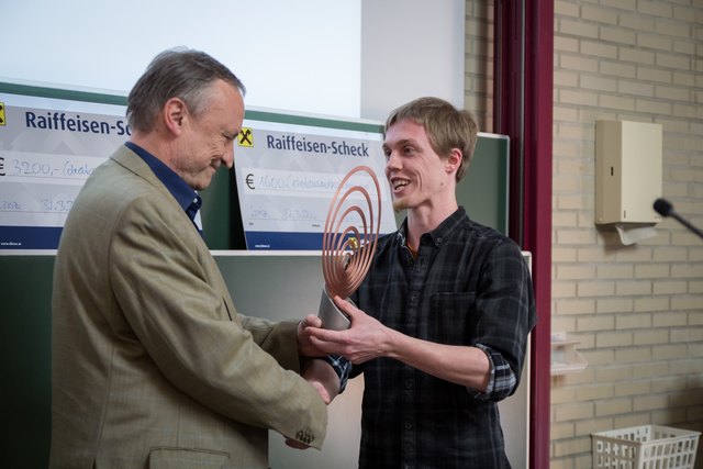 Große Freude bei Gewinner Dominik Kreil | Foto: JKU